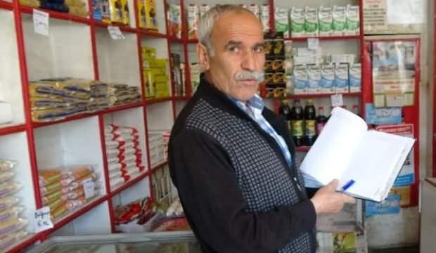 Hayırsever, mahallelinin 11 bin 500 TL'lik bakkal borcunu ödedi