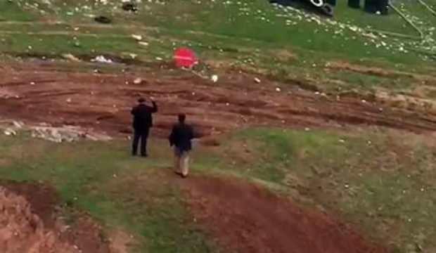 Sokağa çıkma yasağını dinlemedi, uçurtma uçurdu