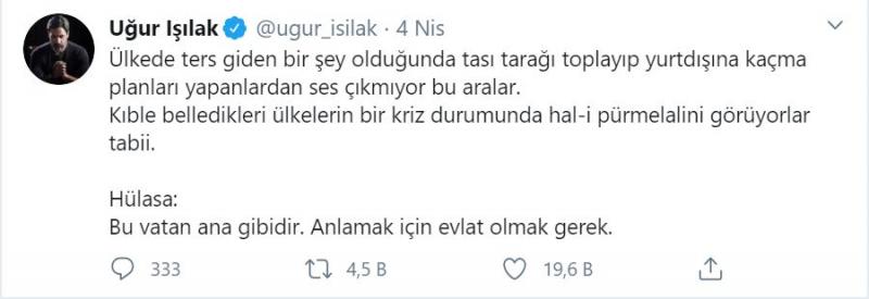 Uğur Işılak'tan Prof. Dr. Ali Erbaş'a destek! Ankara Barosu'na sert yanıt