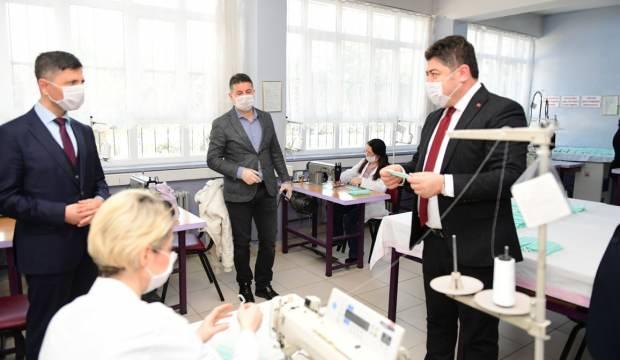 Ordu'da ücretsiz dağıtılmak üzere 100 bin maske üretimine başlandı