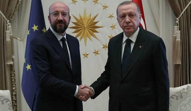 Erdoğan, Avrupa Konseyi Başkanı Michel ile görüştü