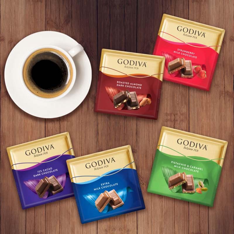 Godiva'dan yeni "Kare Çikolata"lar