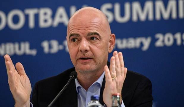 Infantino: Futbolu her yönden desteklemeyi sürdüreceğiz