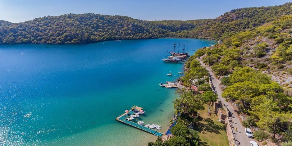 Türkiye'deki tatil yerleri içerisinde sosyal medyada en çok beğenilen yerler