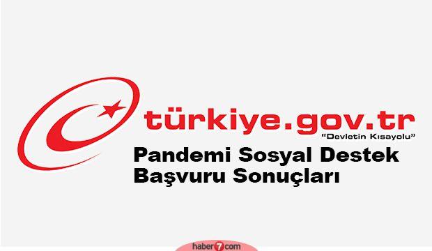 pandemi sosyal destek basvuru sonuclari