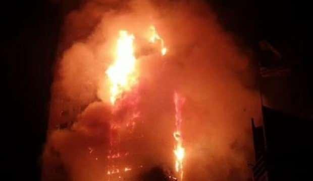 Birlesik Arap Emirlikleri Nde 49 Katlik Gokdelen Yandi 7 Yarali Dunya Haberleri