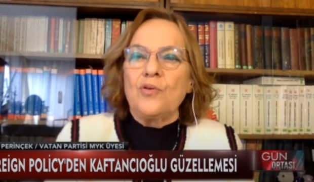 Şule Perinçek: ABD 'gönlümdeki Kaftancıoğlu' dedi!