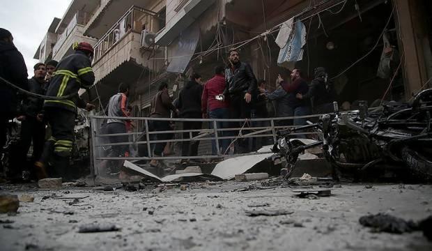 Bab'da bombalı terör saldırısında 5 sivil yaralandı