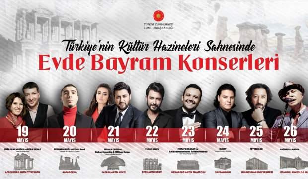 Türkiye'nin kültür hazineleri sahnesinde "Evde Bayram Konserleri" devam edecek