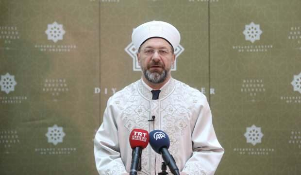 Diyanet İşleri Başkanı Erbaş'tan vatandaşlara teşekkür