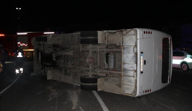 Tekirdağ'da feci kaza! Otomobille servis minibüsü çarpıştı