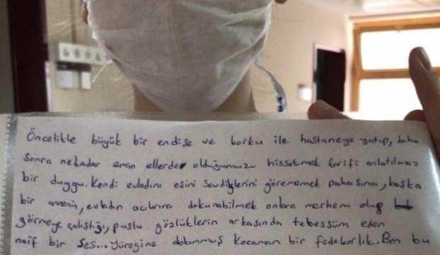 Çocuğu koronavirüsü yenen anneden sağlık çalışanlarına duygusal mektup