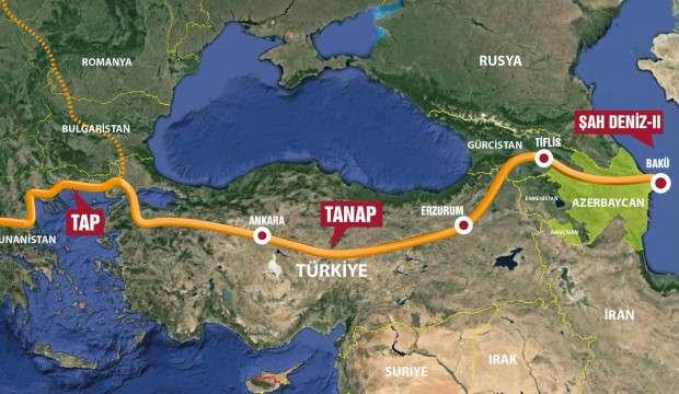 Bakan Albayrak'tan fotoğraflı TANAP paylaşımı