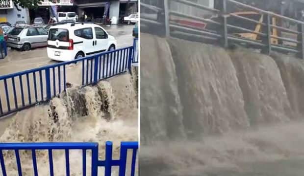 İzmir'de yağmur hayatı felç etti, vatandaş tepki gösterdi