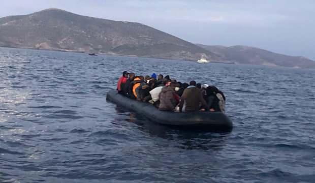 Yunan'ın ölüme terk ettiği 41 düzensiz göçmen kurtarıldı