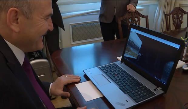 Bakan Süleyman Soylu ve Mehmet Ersoy, avatarlarıyla sanal sergi gezdi