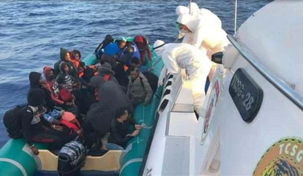 Çanakkale açıklarında 125 sığınmacı kurtarıldı