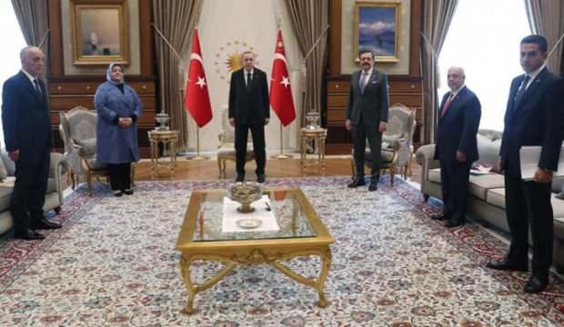 Cumhurbaşkanlığı Külliyesi'nde önemli görüşme