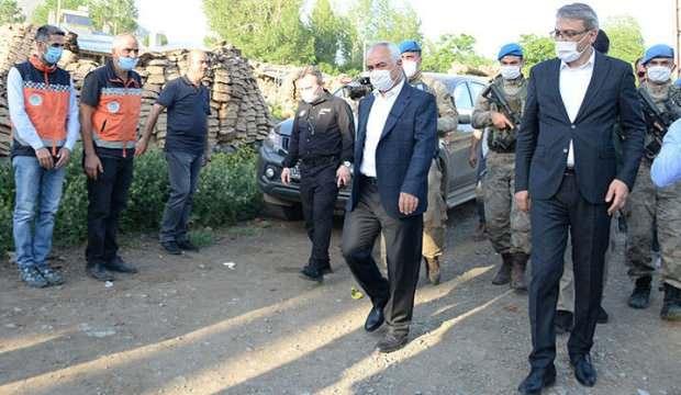 İçişleri Bakan Yardımcısı deprem bölgesinde incelemelerde bulundu