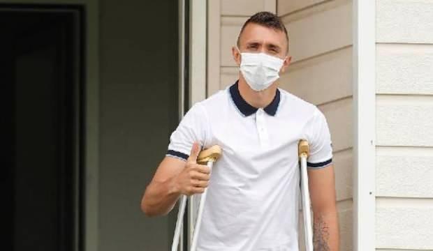 Muslera, antrenmanda arkadaşlarını yalnız bırakmadı