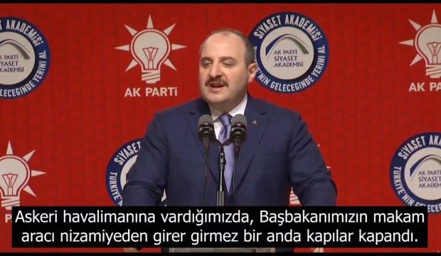 Bakan Varank: Bu kara lekeyi temizlemek Recep Tayyip Erdoğan'a nasip oldu