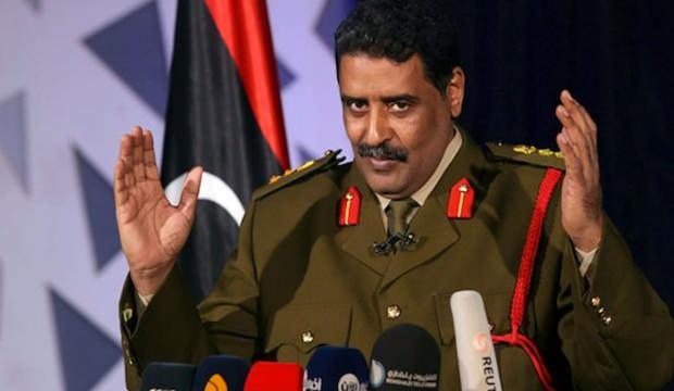 Hafter'in Sözcüsü Mismari, yaptığı açıklamayla alay konusu oldu