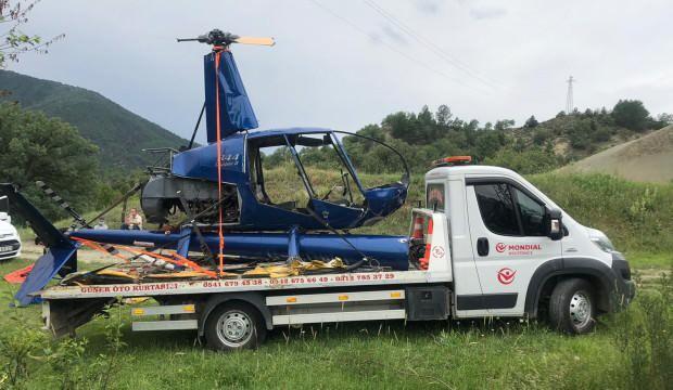 Terk edilmiş helikopter 8 yıl sonra kaldırıldı