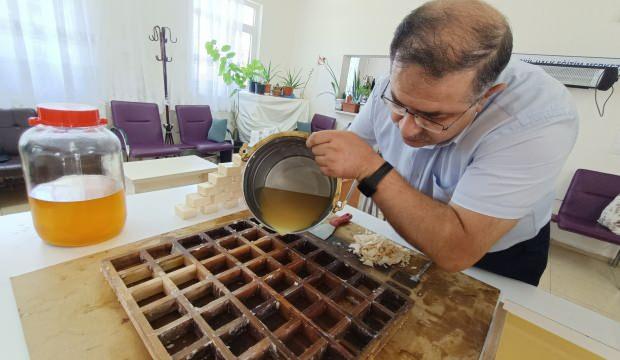 Çekirdeği üretime kazandırıldı, sabun ve kolonya oldu