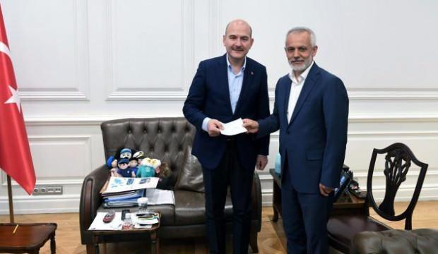 Deniz Feneri'ne ilk kurban bağışı Süleyman Soylu’dan