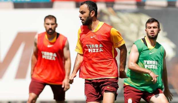 Galatasaray'da Marcao takımla çalıştı