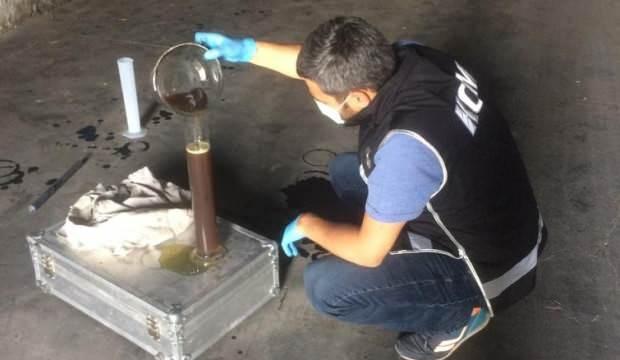 Niğde polisi kaçak 50 ton akaryakıt ele geçirdi