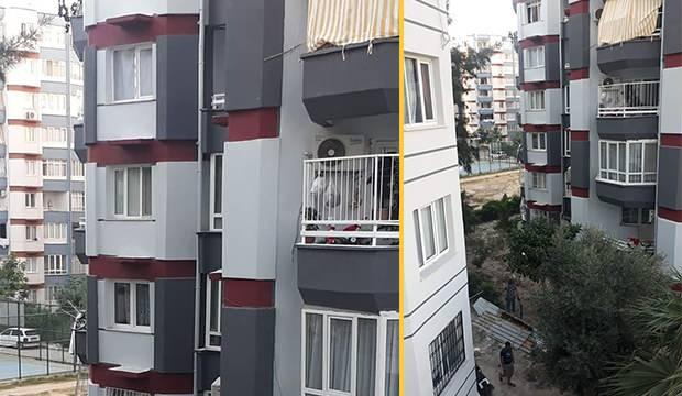 Bir yaşındaki çocuk, 5'inci kattan düştü, babanın feryatları yürek dağladı