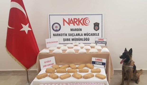 Durdurulan araçtan 16 kilo uyuşturucu çıktı