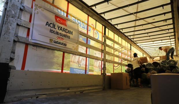 Sadakataşı'ndan İdlib'e acil yardım