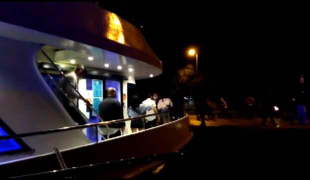 Sarıyer'de teknedeki partiye koronavirüs baskını