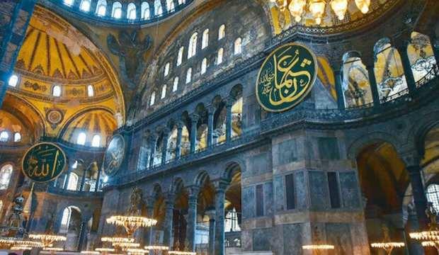 Ayasofya'ya ilk atama