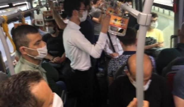 Metrobüslerde tıka basa yolculuk; seferlerin artırılmasını istediler