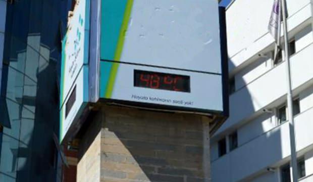 Termometreler 48 dereceye ulaşınca tehlike çanları çaldı