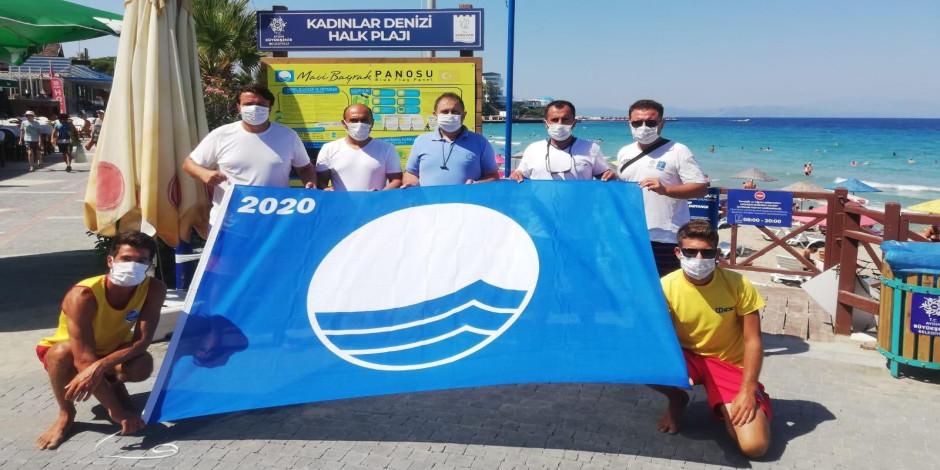 Turizm cenneti Kuşadası'nda 6 plaja 'Mavi Bayrak'