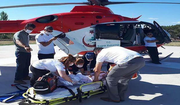 Uzerine Televizyon Dusen Bebek Ambulans Ucakla Hastaneye Sevk Edildi Guncel Haberleri