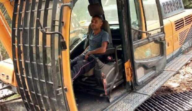 İş makinesiyle uçuruma yuvarlanan operatör hayatını kaybetti