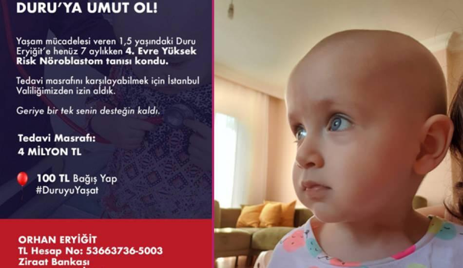 Duru Ya Umut Ol Kanser Hastasi Duru Eryigit Icin Valilik Onayli Yardim Kampanyasi Baslatildi Yasam Haberleri