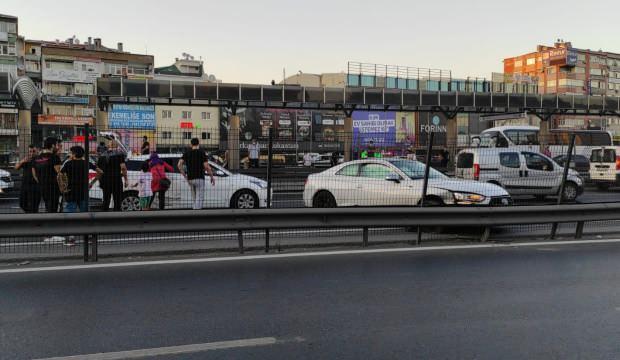 E-5'te kaza sonrası yumruklar konuştu - GÜNCEL Haberleri, Haber7