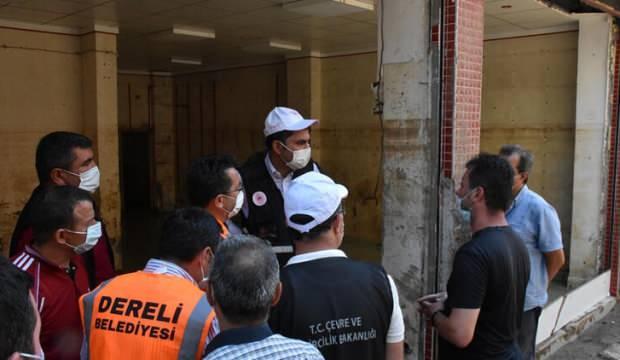 Bakan Kurum: Yeni bir Dereli'nin inşa çalışmasını başlattık