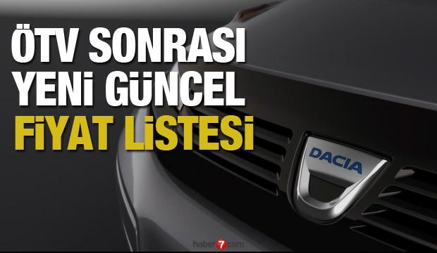 Dacia Otv Sonrasi Sifir Duster Logan Sandero Dokker Lodgy Fiyatlarini Acikladi Otomobil Haberleri Haber7