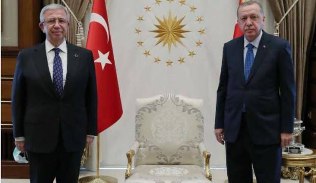Erdoğan, Mansur Yavaş'ı kabul etti! İşte ilk kare