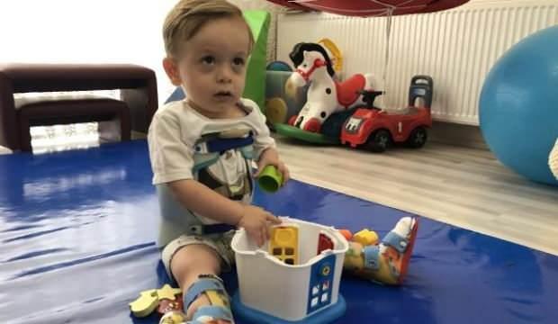 SMA hastası minik Gökalp'e bağışta mutlu son