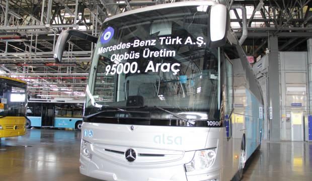 Mercedes, 95 bininci otobüsü üretti!