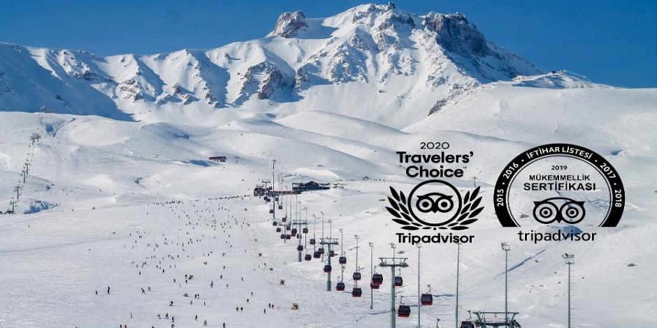 Erciyes'e "2020 Travellers Choice" ödülü