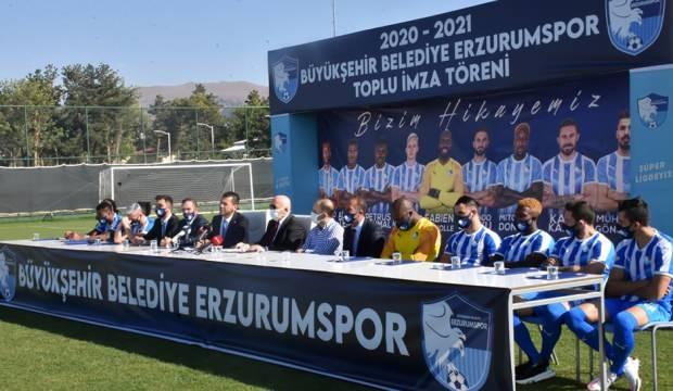 Bb Erzurumspor Transferlerini Tanitti Tum Spor Haber